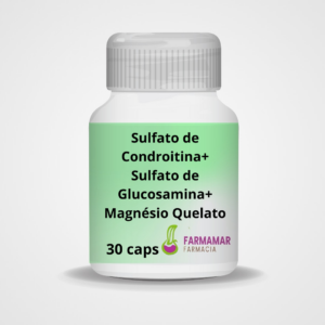 Sulfato de Condroitina + Sulfato de Glucosamina + Magnésio Quelato